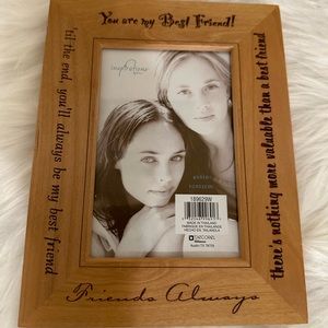 Inspiration Best Friend Wood Picture Frame 4 x 6in